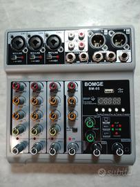 Mixer audio 4/5 canali Nuovo!
