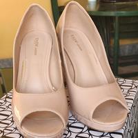 Decolletè beige cipria n. 39 marca TATA Italia