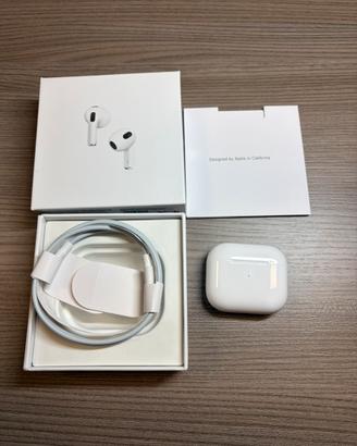 Apple AirPods 3ª Generazione Originali +Custodia