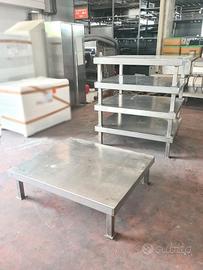 5 alzatine inox per attrezzature usate
