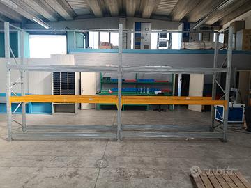 Scaffalatura Portapallet Zincata 2 Campate
