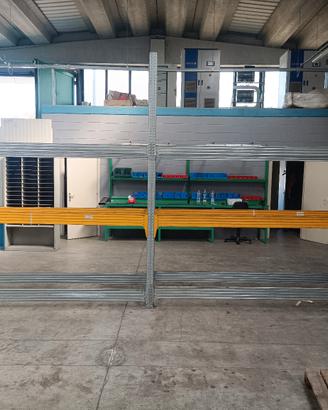 Scaffalatura Portapallet Zincata 2 Campate