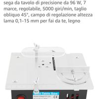 Mini sega da tavolo