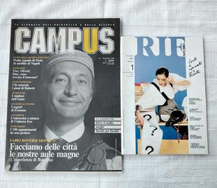 Riviste Università N.1 CAMPUS 1988+RIF STUDIO 1989