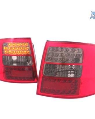 FANALI A LED AUDI A6 C4 AVANT 97-04 ROSSO AFFUMICA