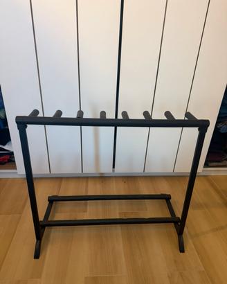 Porta chitarre guitar stand 7 posti supporto