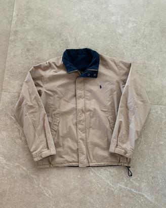 Giacca Ralph Lauren Reversibile Beige/Blu Taglia L