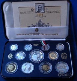 ITALIA SERIE DIVISIONALE PROOF 1994 FS 11 VALORI C