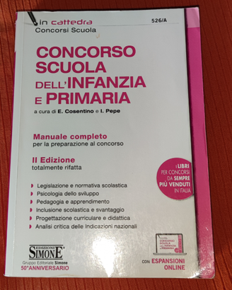Libro Concorso Scuola Infanzia e Primaria