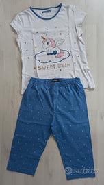 Pigiama unicorno bimba 10 anni 