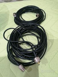 cavo coassiale RG-58 con connettori PL-259