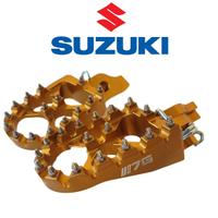 Pedane maggiorate ergal cnc per SUZUKI RMZ