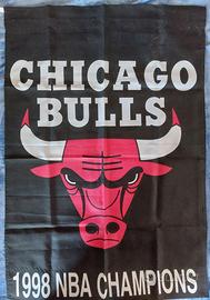 Chicago Bulls Bandiera 1998 NBA Champions 107x75