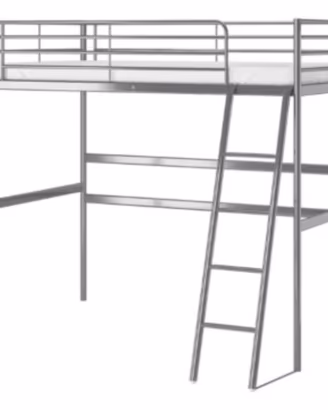 letto a soppalco 140x200
