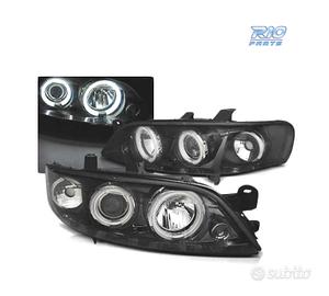 FARI OCCHI ANGEL CCFL OPEL VECTRA B 99-02 NERI