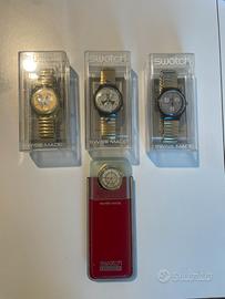 3 Swatch Chrono Anno 1993 + Swatch Irony Anni 1990