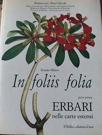 in folis foglia Erbari nelle carte estensi