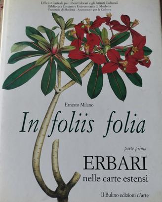 in folis foglia Erbari nelle carte estensi