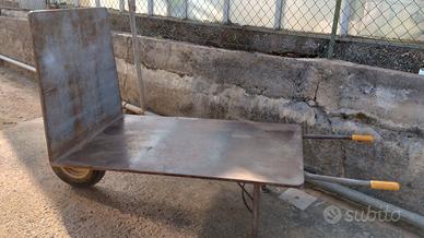 Carriola Piana in Ferro x Cassette o Vasi