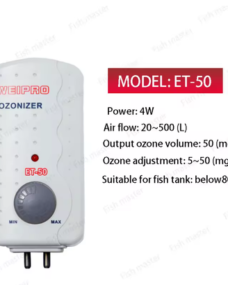 Ozonizzatore per acquario Weipro ET-50 fino a 500L