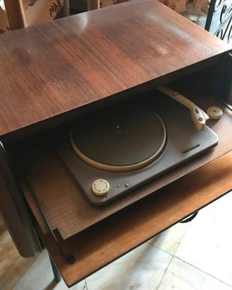 Giradischi in mobiletto Telefunken anni 50/60