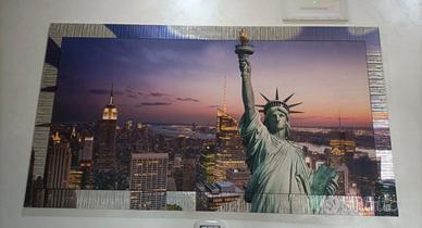 Quadro in tela   rappresentazione New york