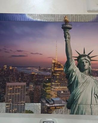 Quadro in tela   rappresentazione New york