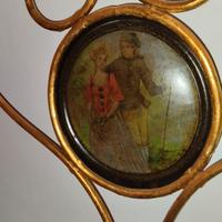 Letto singolo in vero ferro battuto 