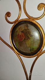 Letto singolo in vero ferro battuto 