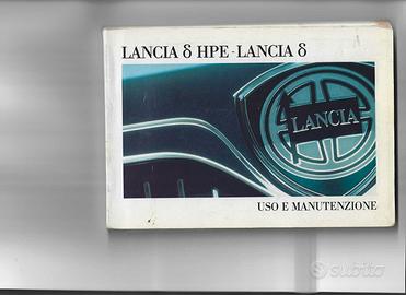 MANUALE USO E MANUTENZIONE LANCIA DELTA 1996