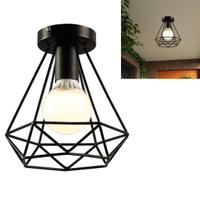 Lampada da soffitto in metallo stile industriale