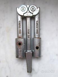 Chiave tripla FS 47/1 da ferroviere carrozza treno