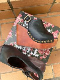 Sandalo Zeppa in pelle Jeffrey Campbell