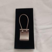 portachiavi mantovabanca in acciaio satinato