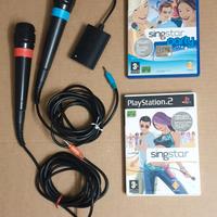 giochi SP2 singstar / party + 2 microfoni