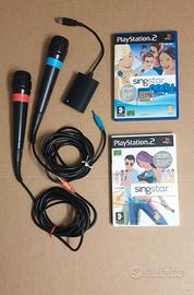 giochi SP2 singstar / party + 2 microfoni