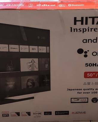 Smart TV 4K 50" Hitachi 50HAK5351 – Android TV (Co
