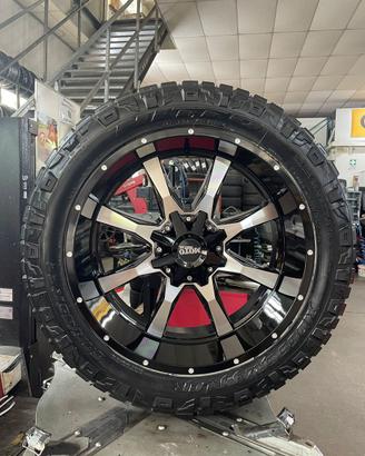 Ruote complete 22”(Gomme + cerchi) Ram 1500 5 fori