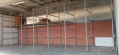 scaffale in ferro zingato 