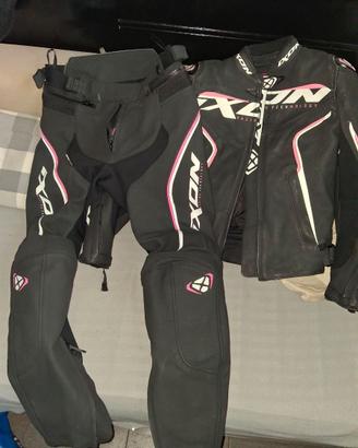 PANTALONI IN PELLE DONNA MOTO