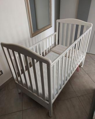 Lettino azzurra(senza materasso) con cassetto