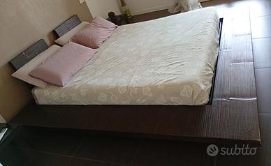 Letto matrimoniale Gervasoni in legno massello