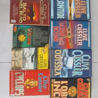 Lotto 8 libri Clive Cussler – Avventura, Mistero,