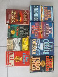 Lotto 8 libri Clive Cussler – Avventura, Mistero,