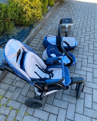 Trio Chicco Activ3 - Passeggino, Ovetto, Navicella