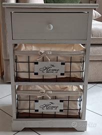 mobile cassettiera shabby chic
