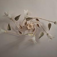 Lampadario in ferro battuto