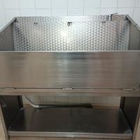 Vasca toelettatura acciaio inox