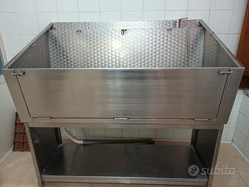 Vasca toelettatura acciaio inox