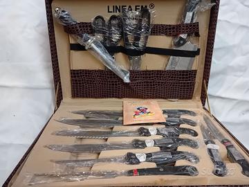 Kit completo  coltelli forbici e posate per cucina